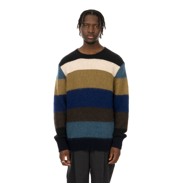Marni | Roundneck Sweater Multi Stripe - Concrete