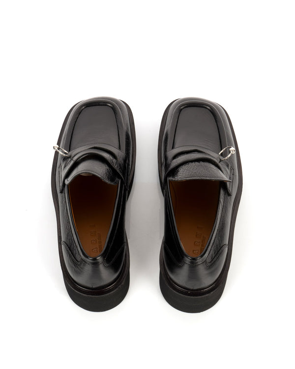 Marni | Mocassin Shoe Black - Concrete