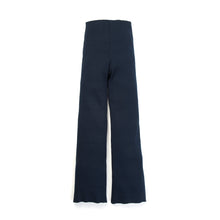 Load image into Gallery viewer, Museum of Friendship | Rib Knit Trousers Blue - Concrete