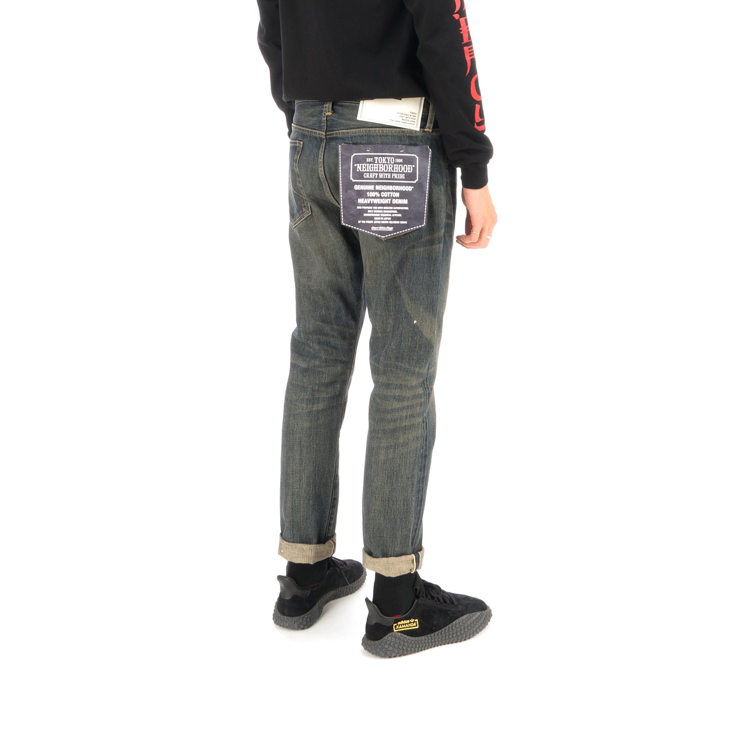 NEIGHBORHOOD | Washed DP Narrow Jeans / 14OZ-PT Indigo – Concrete