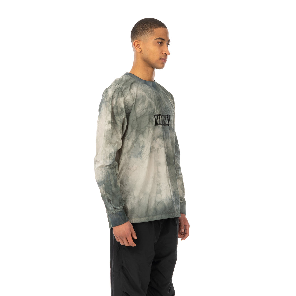 NEMEN® | Kase Nylon Crew T-Shirt Grey T&D - Concrete