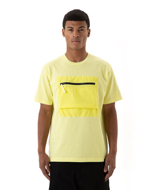NEMEN | Kel Chest Pocket T-Shirt Kevlar Yellow - Concrete