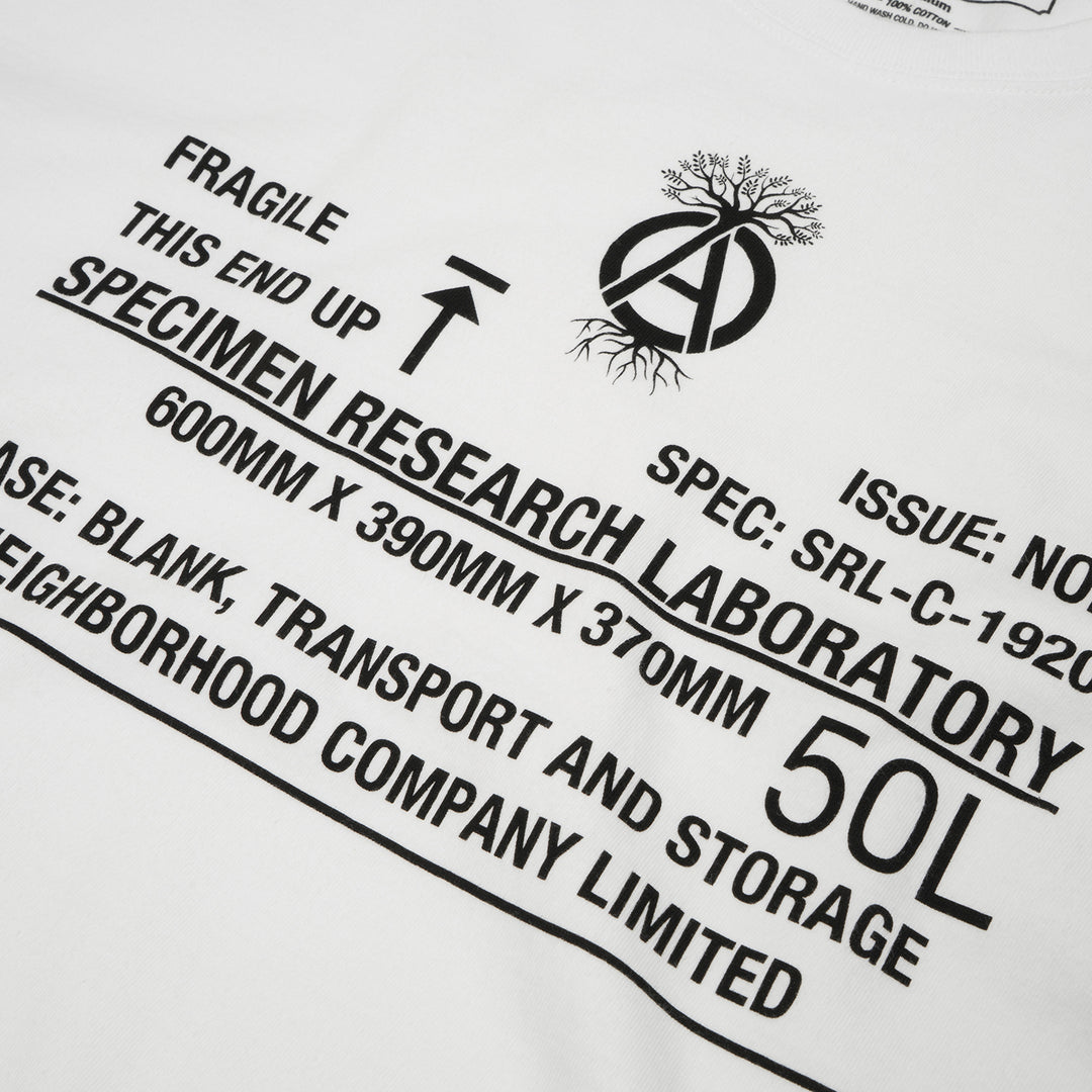 NEIGHBORHOOD | 'SRL' / C-TEE. SS White - Concrete