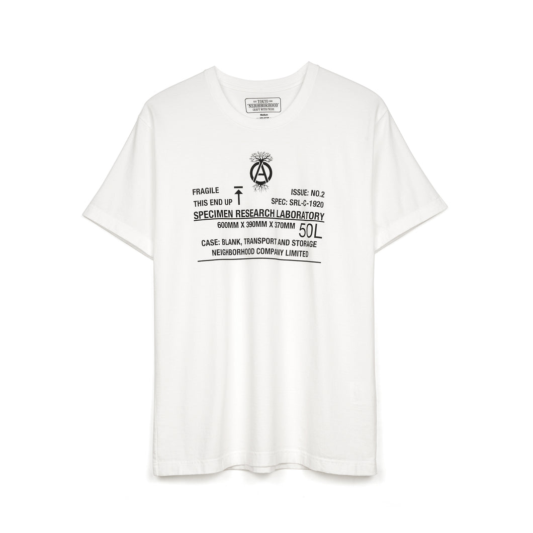 NEIGHBORHOOD | 'SRL' / C-TEE. SS White - Concrete