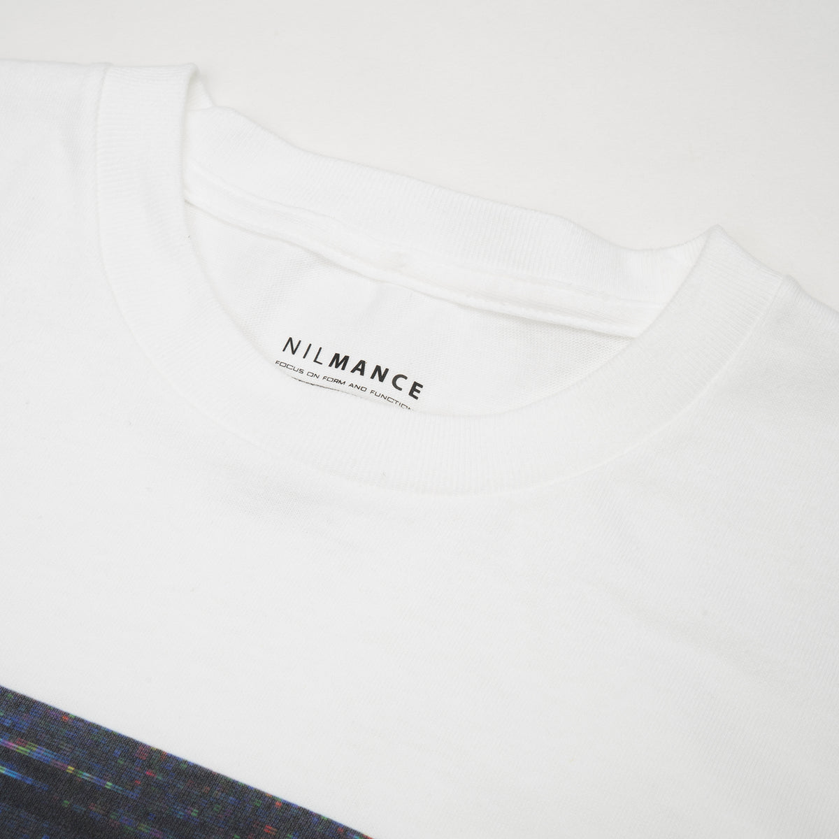Nilmance | Digital Print T-Shirt White - Concrete