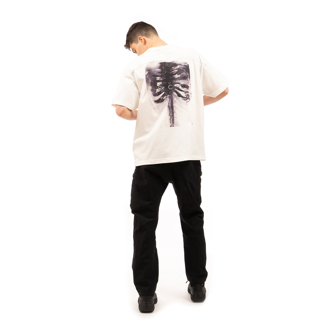 Nilmance | Ribs T-Shirt CST-02 White - Concrete