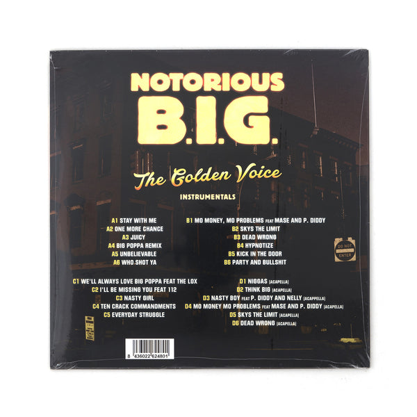 Notorious B.I.G. - Golden Voice Instrumentals 2-LP - Concrete