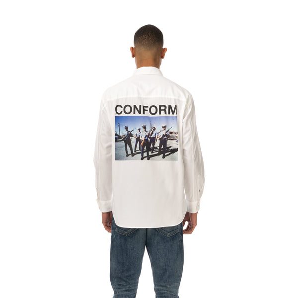 NEIGHBORHOOD | NHON . CONSUME / C-Shirt LS White - Concrete
