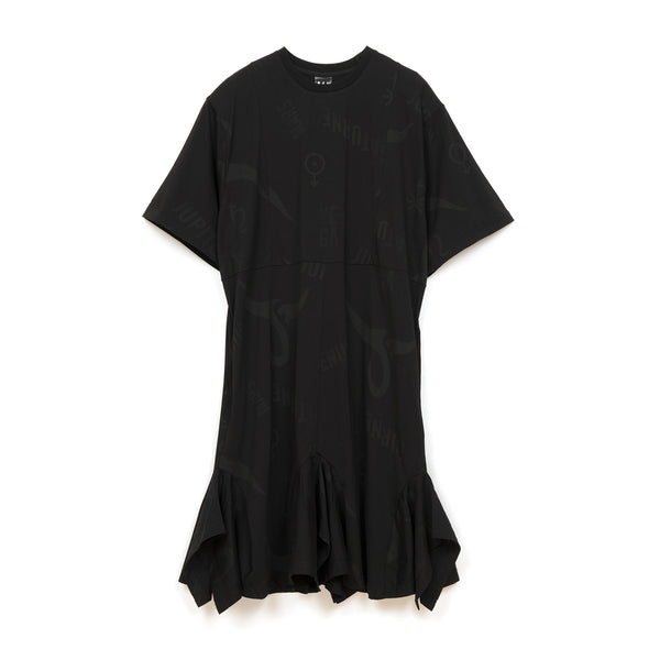 Perks and Mini (P.A.M.) | Because Of Love Jersey Dress Black - Concrete