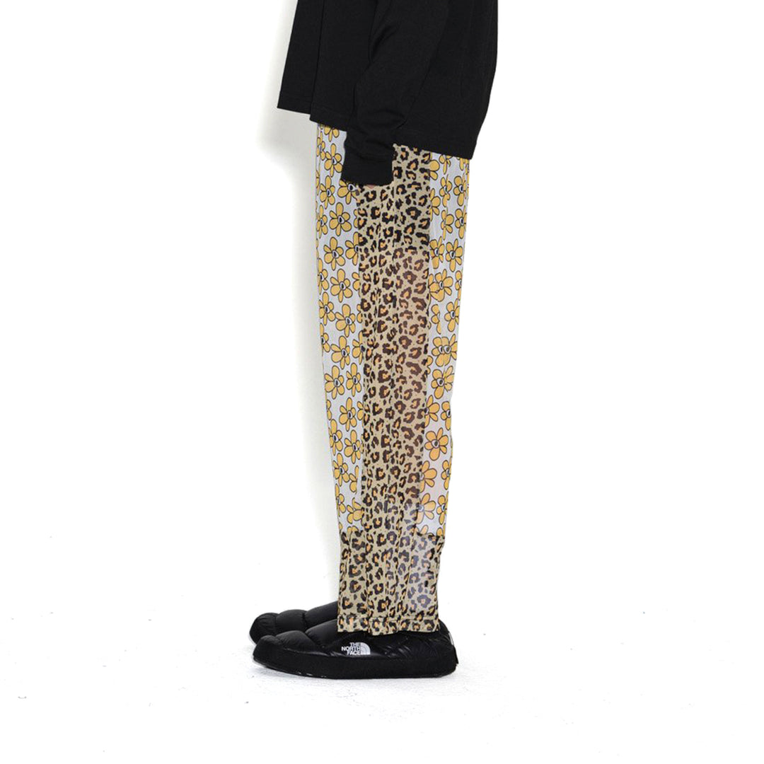 Perks and Mini (P.A.M.) | Kissing Frogs Mesh Trousers Animal Daisies - Concrete