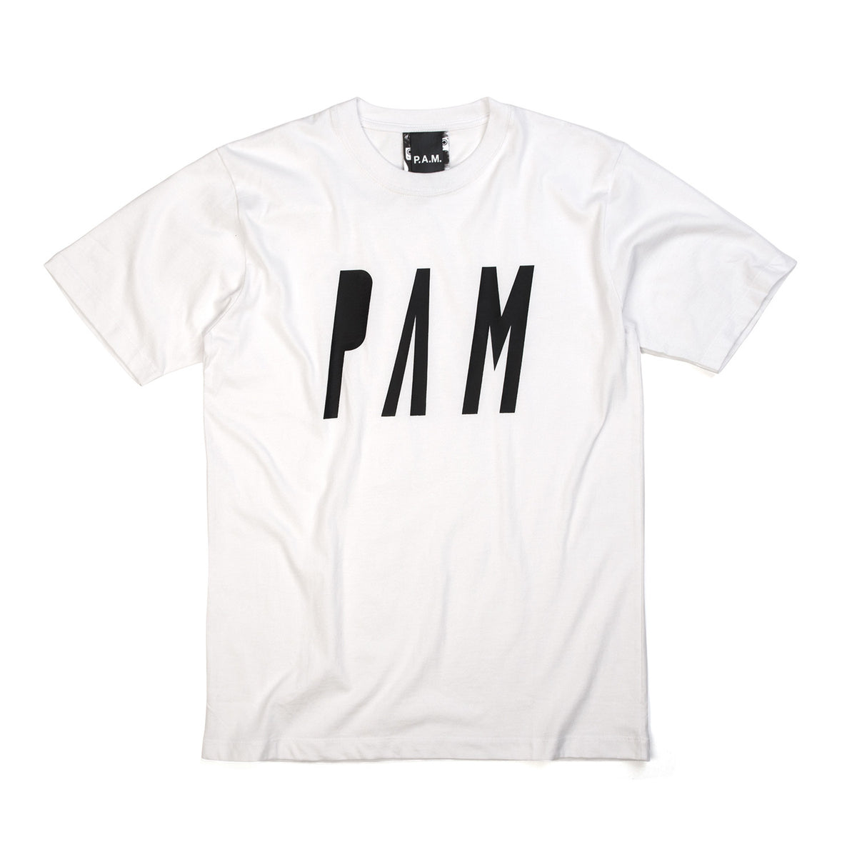 Perks and Mini (P.A.M.) | PAM Logo Tee White - Concrete