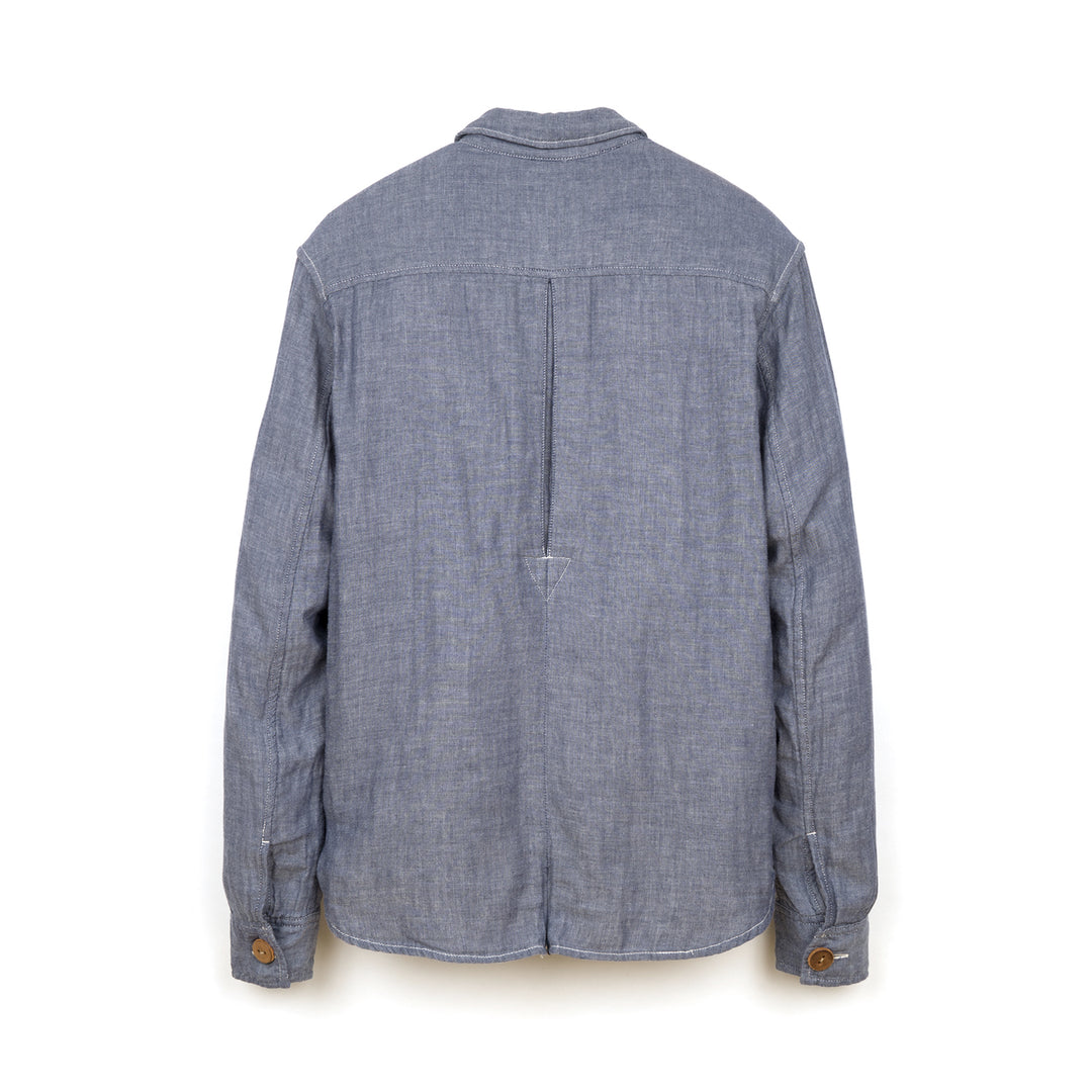 PEdALED Bike CPO Shirt Indigo - Concrete