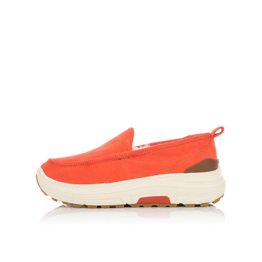 Poggy's Box | x Suvsole Corduroy Mouton Loafers Orange - Concrete