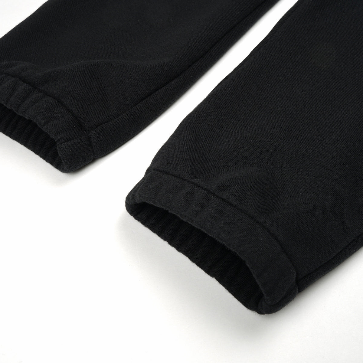 Polythene* Optics | Fleece Tracksuit Trouser Black - Concrete