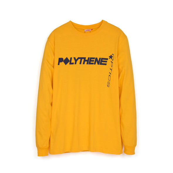 Polythene* Optics | Graphical Nails L/S T-Shirt Yellow - Concrete