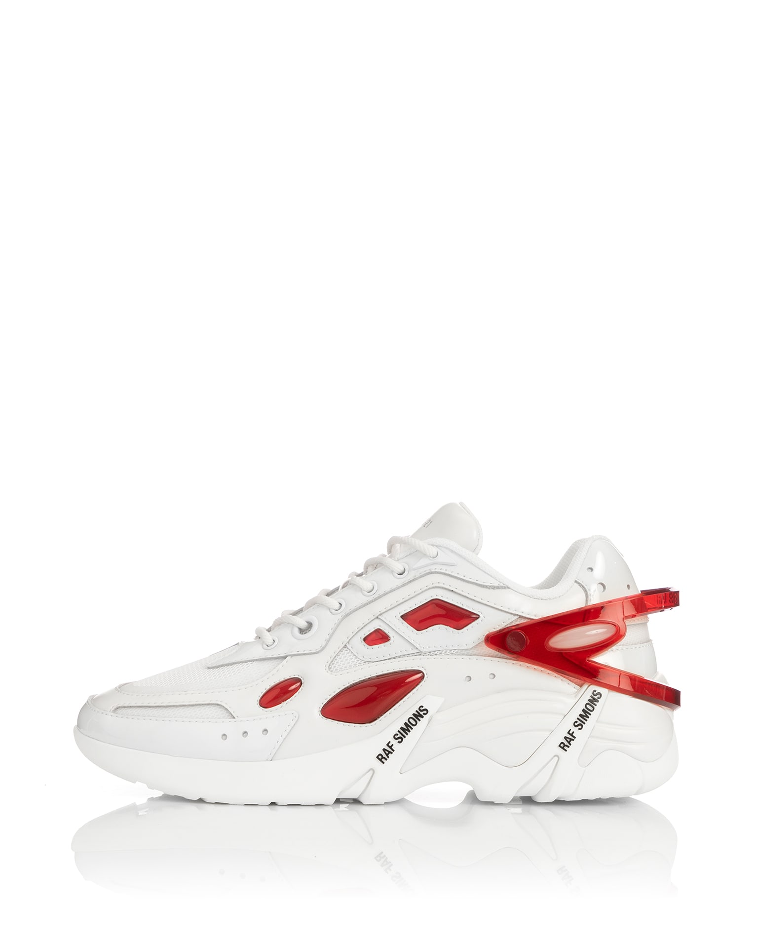 Raf simons red and on sale silver