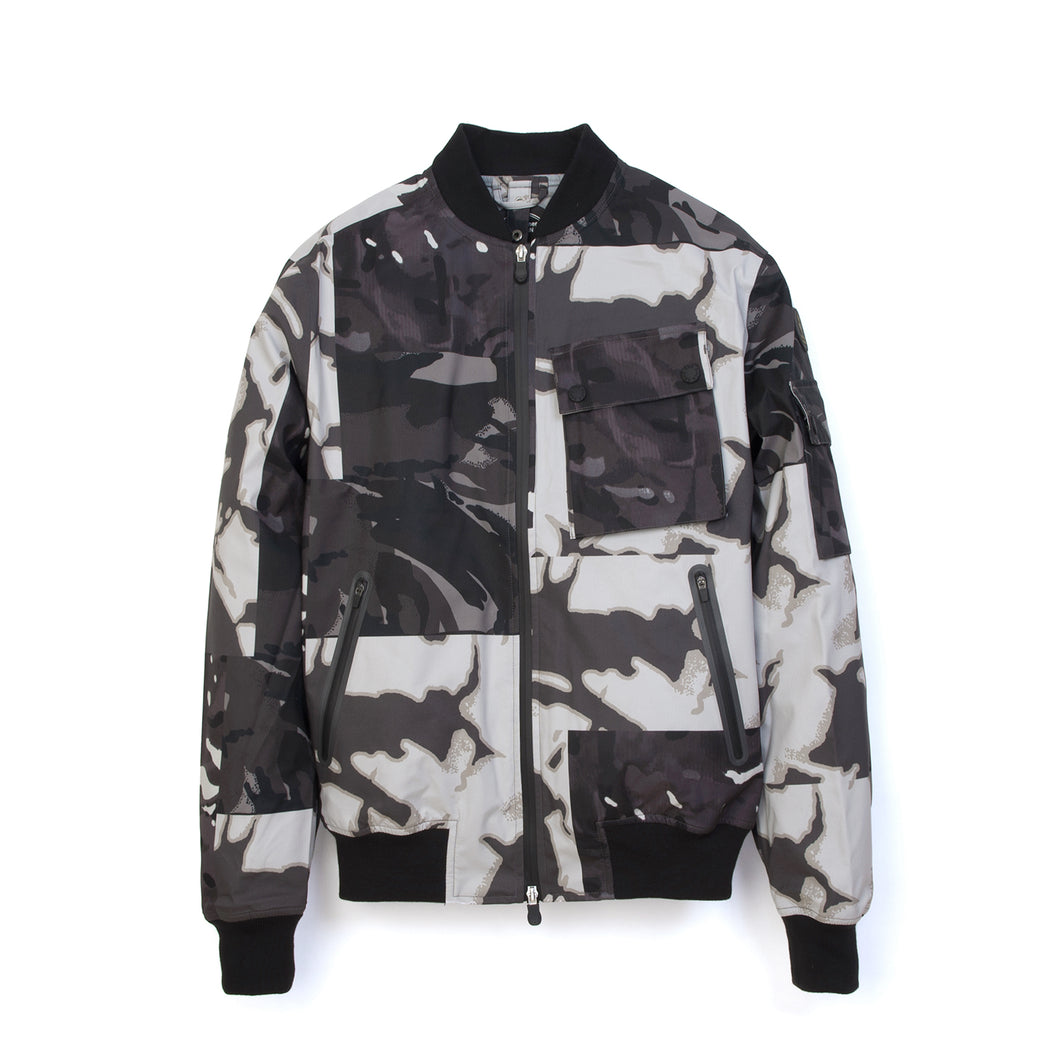 Christopher Raeburn x Save The Duck Woven Jacket FLAG6 Cage - Concrete