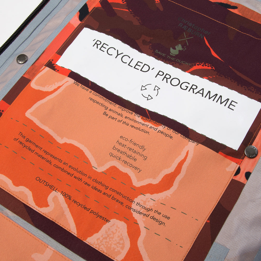 Christopher Raeburn x Save The Duck Woven Jacket FLAG6 Orange - Concrete