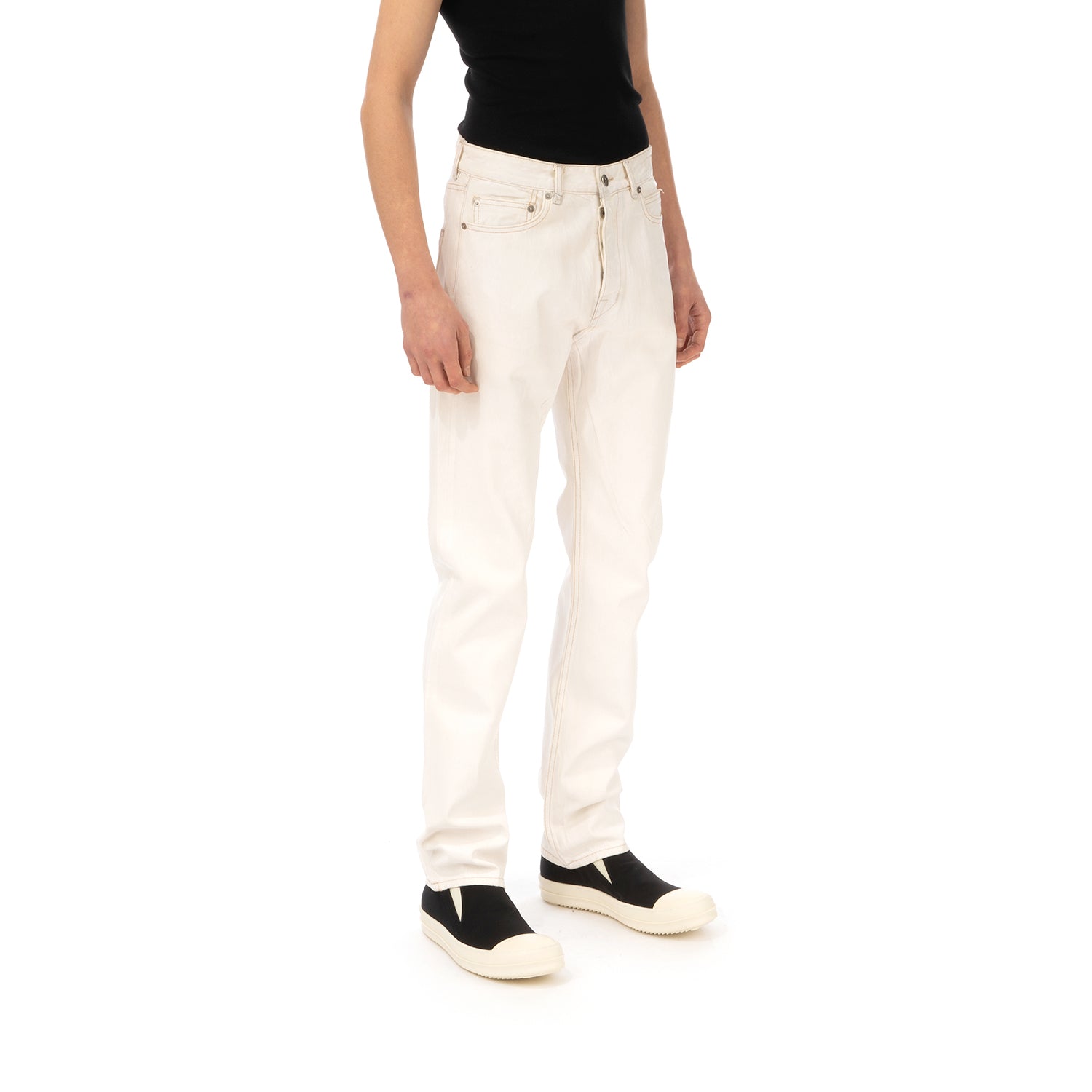 パンツ Rick Owens DRKSHDW - TORRANCE CUT WAX Rick Owens Drkshdw torrance cut jeans Straight-Leg Jeans