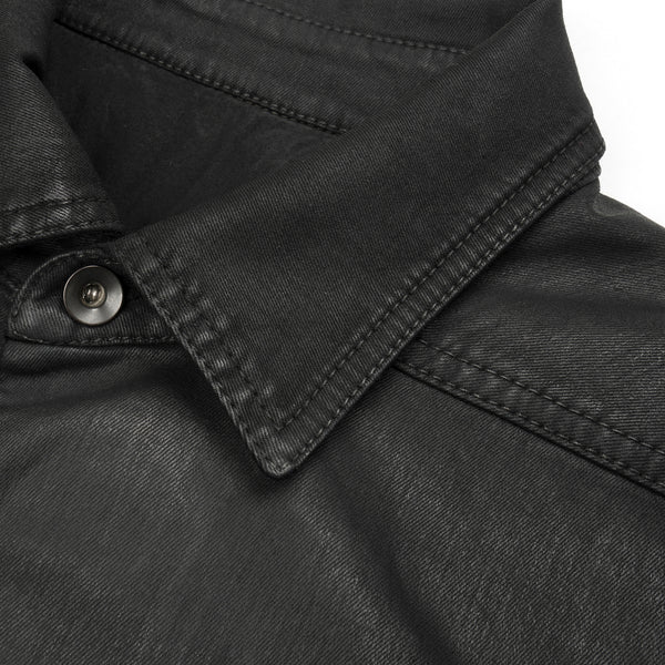 DRKSHDW by Rick Owens Cargo Pocket Shirt Black Wax - Concrete