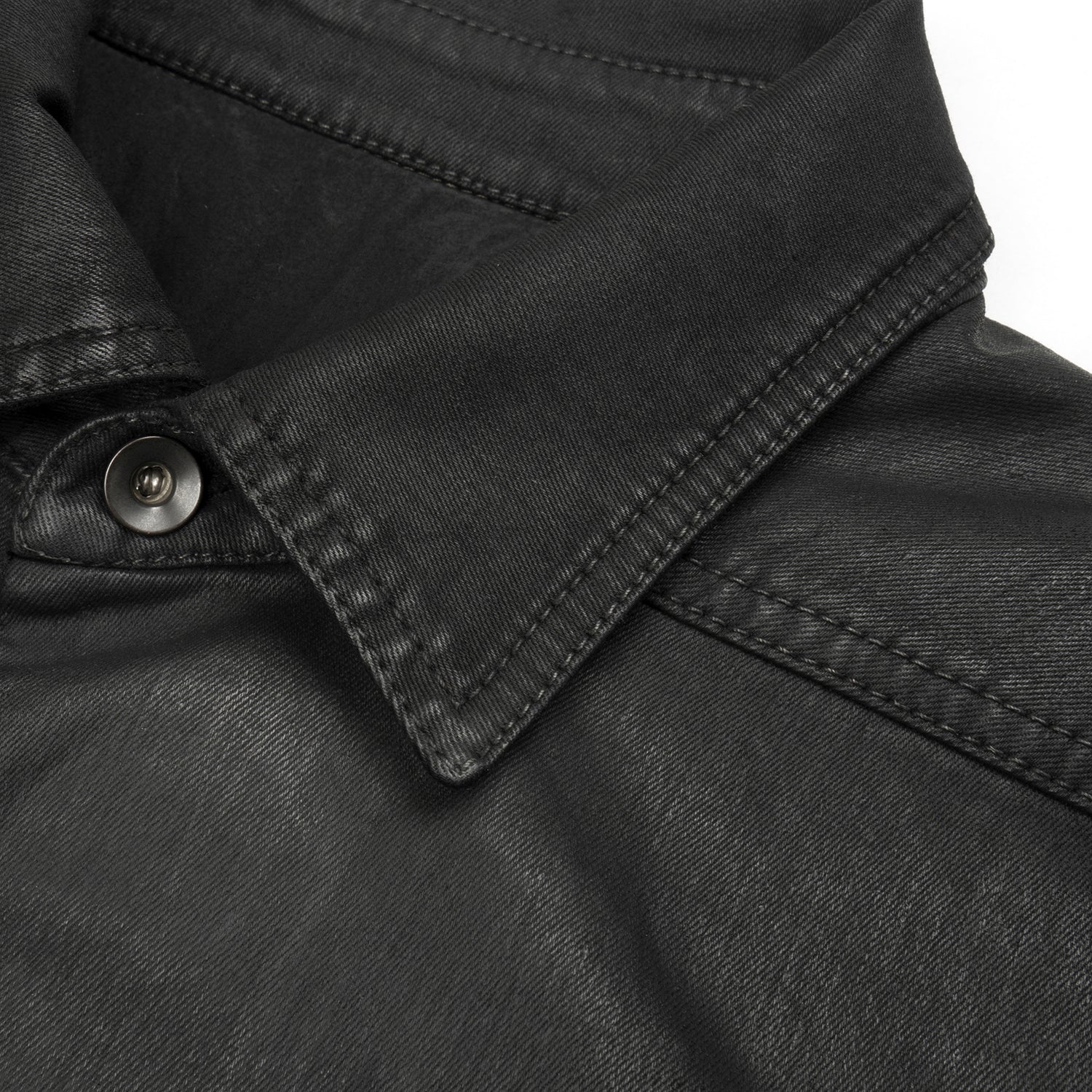 DRKSHDW by Rick Owens Cargo Pocket Shirt Black Wax | Concrete