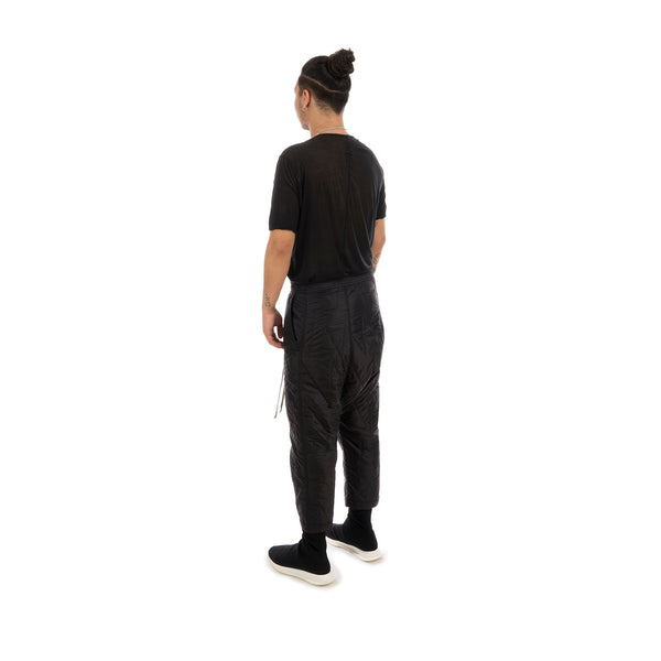 DRKSHDW by Rick Owens Padded Cropped Pants Black - Concrete
