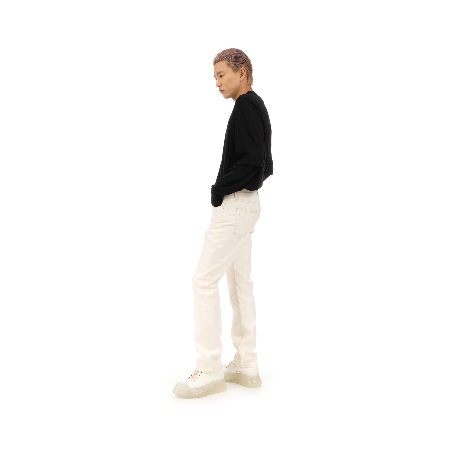 【即納】 Cut Torrance | Owens Rick by DRKSHDW Pants Concrete | Wax White パンツ