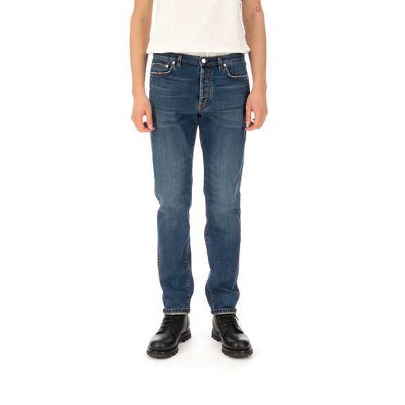 SELF CINEMA | M Taper Jean Mid Blue Vintage - Concrete