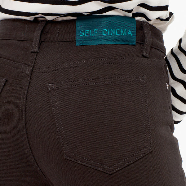 SELF CINEMA | W Skinny Jean Stay Black - Concrete