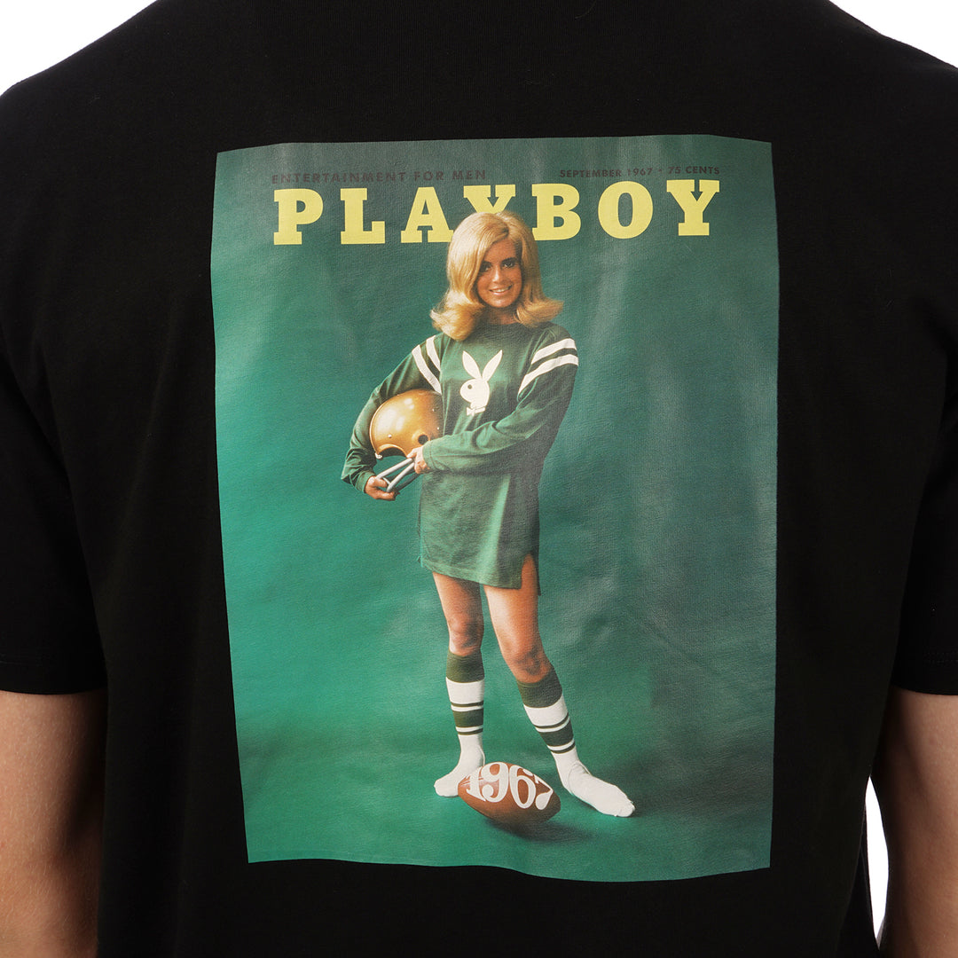 Soulland | Meets Playboy 'September' T-Shirt Black - Concrete