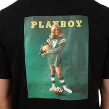 Afbeelding in Gallery-weergave laden, Soulland | Meets Playboy &#39;September&#39; T-Shirt Black - Concrete