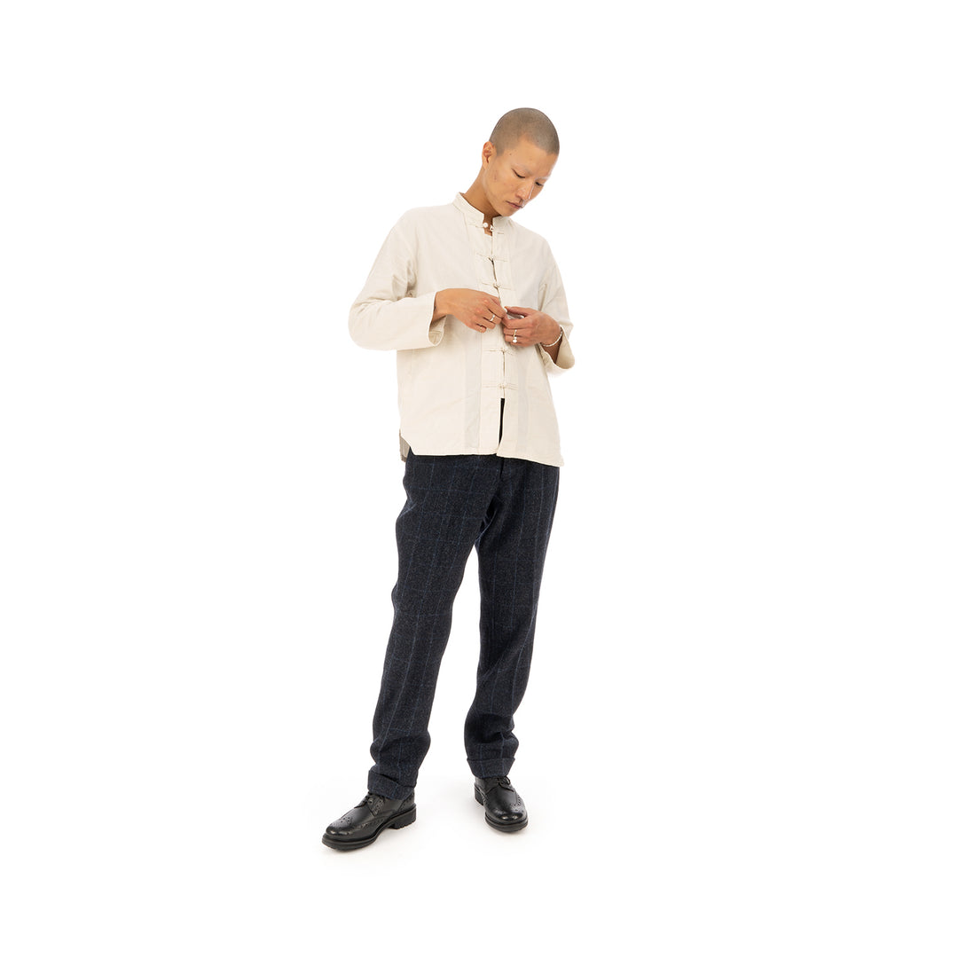Snow Peak | China Jacket Plain Ecru - Concrete
