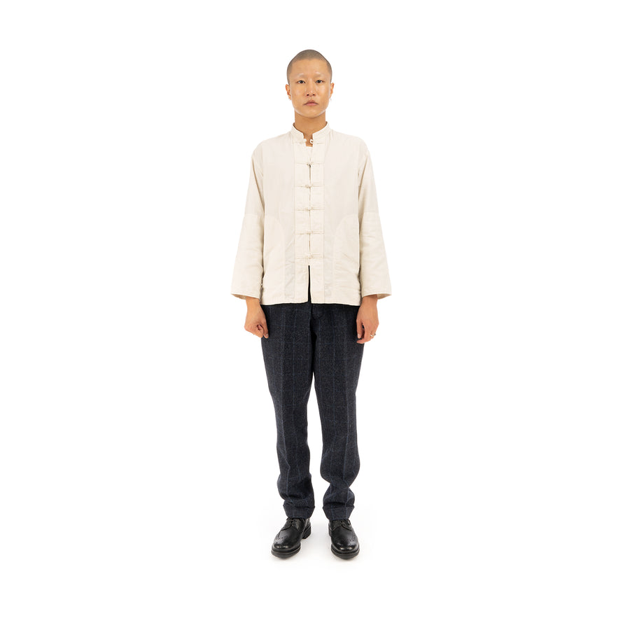 Snow Peak | China Jacket Plain Ecru - Concrete
