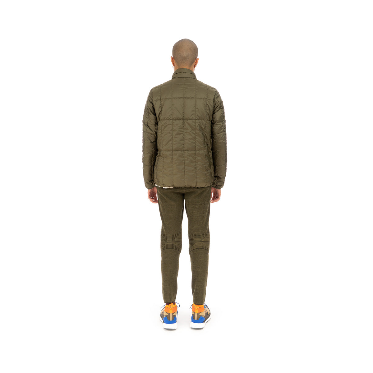 Snow Peak | Recycled Middle Down Jacket Olive - Concrete