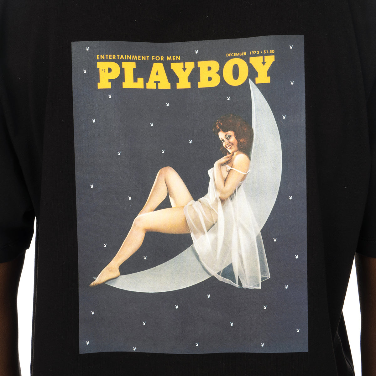 Soulland | Meets Playboy 'December' T-Shirt Black - Concrete