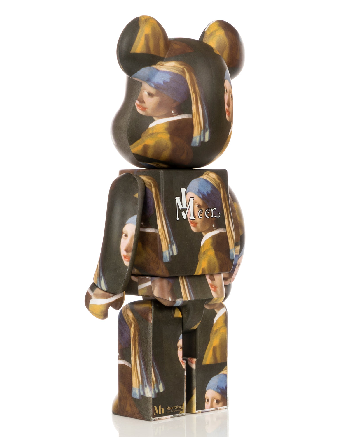Medicom Toy | Be@rbrick 1000% Johannes Vermeer 'Girl with a Pearl Earring' - Concrete