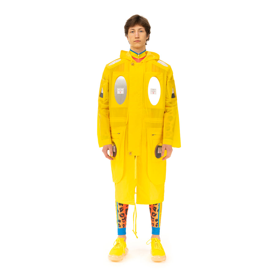 Walter Van Beirendonck | Mirror Parka Yellow - Concrete