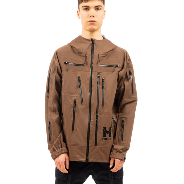 White Mountaineering | x Millet Saitos 3L Mountain Parka Brown - Concrete