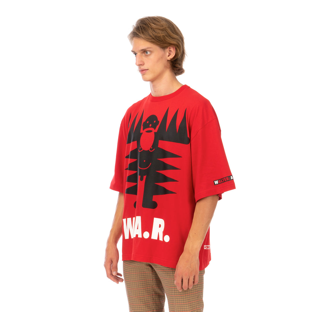 Walter Van Beirendonck | Spiky Walter T-Shirt Flame Scarlet - Concrete