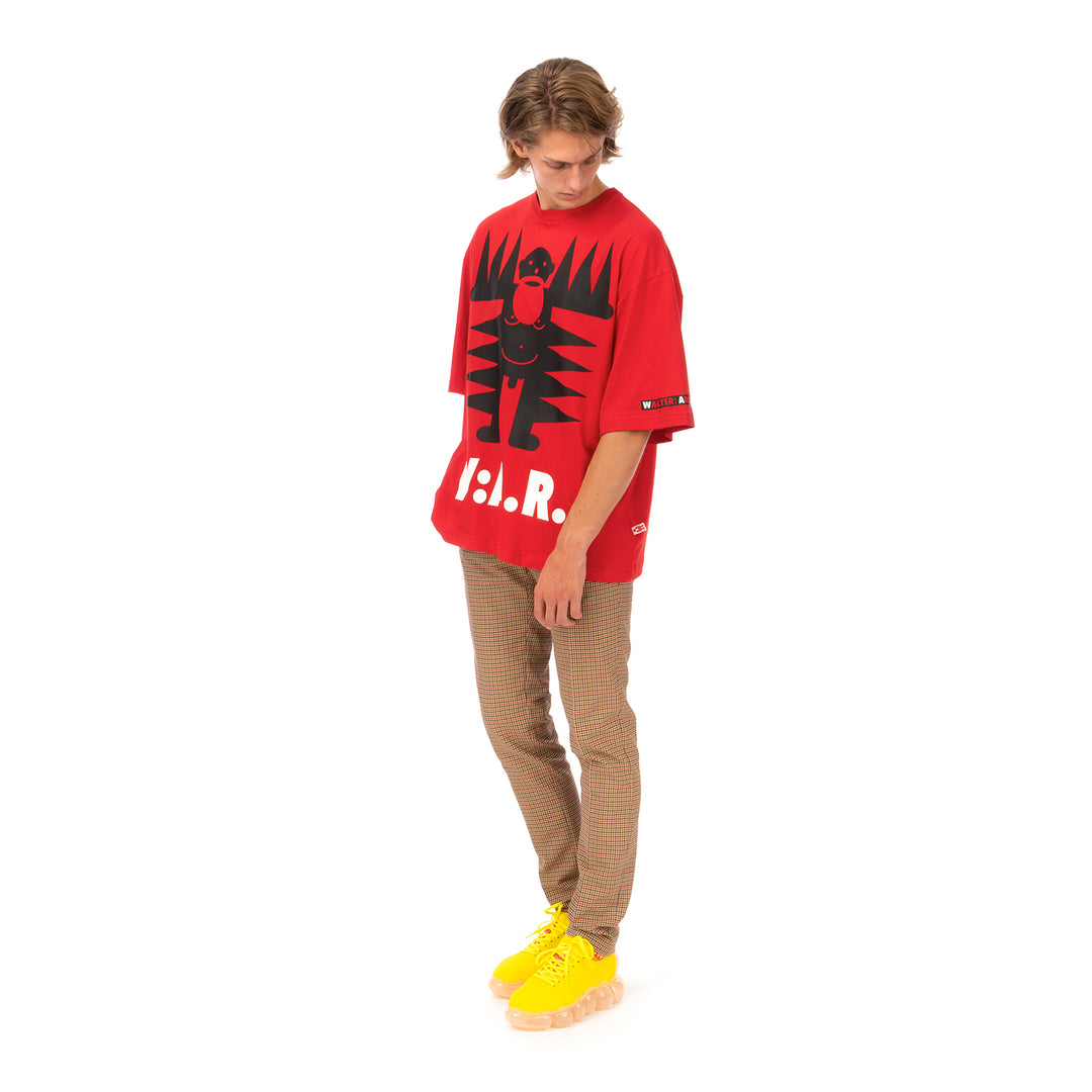 Walter Van Beirendonck | Spiky Walter T-Shirt Flame Scarlet - Concrete