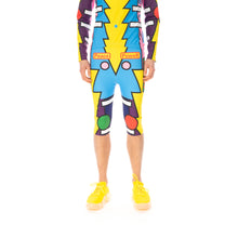 Load image into Gallery viewer, Walter Van Beirendonck | Radiate Beauty Overknee Bike Shorts comb.I Blue / Pink - Concrete
