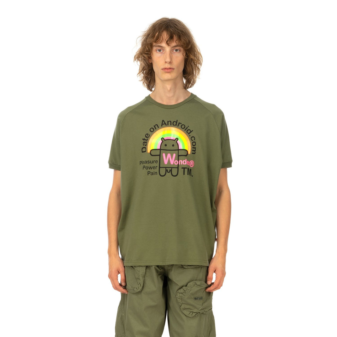 Walter Van Beirendonck | Android T-Shirt Army - Concrete