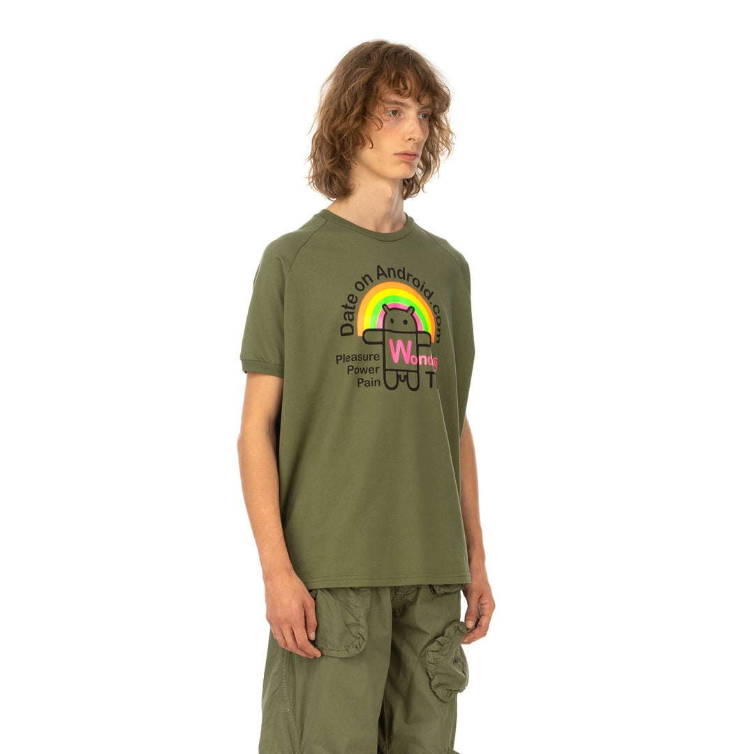 Walter Van Beirendonck | Android T-Shirt Army - Concrete