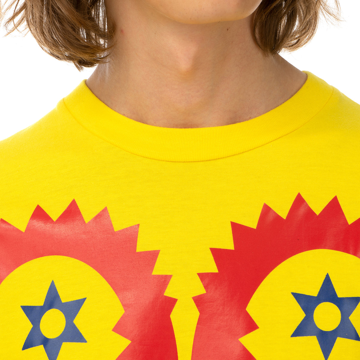 Walter Van Beirendonck | Ride The Snake T-Shirt Vibrant Yellow - Concrete