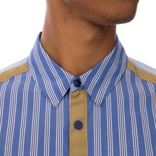 Load image into Gallery viewer, White Mountaineering | Striped Broad Taped Shirt Blue - Concrete
