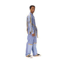 Load image into Gallery viewer, White Mountaineering | Striped Broad Taped Shirt Blue - Concrete