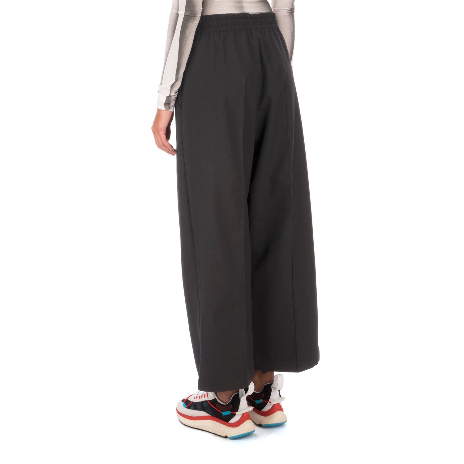 adidas Y-3 | W Wool Cropped Wide Leg Pants Black GK4462 | Concrete