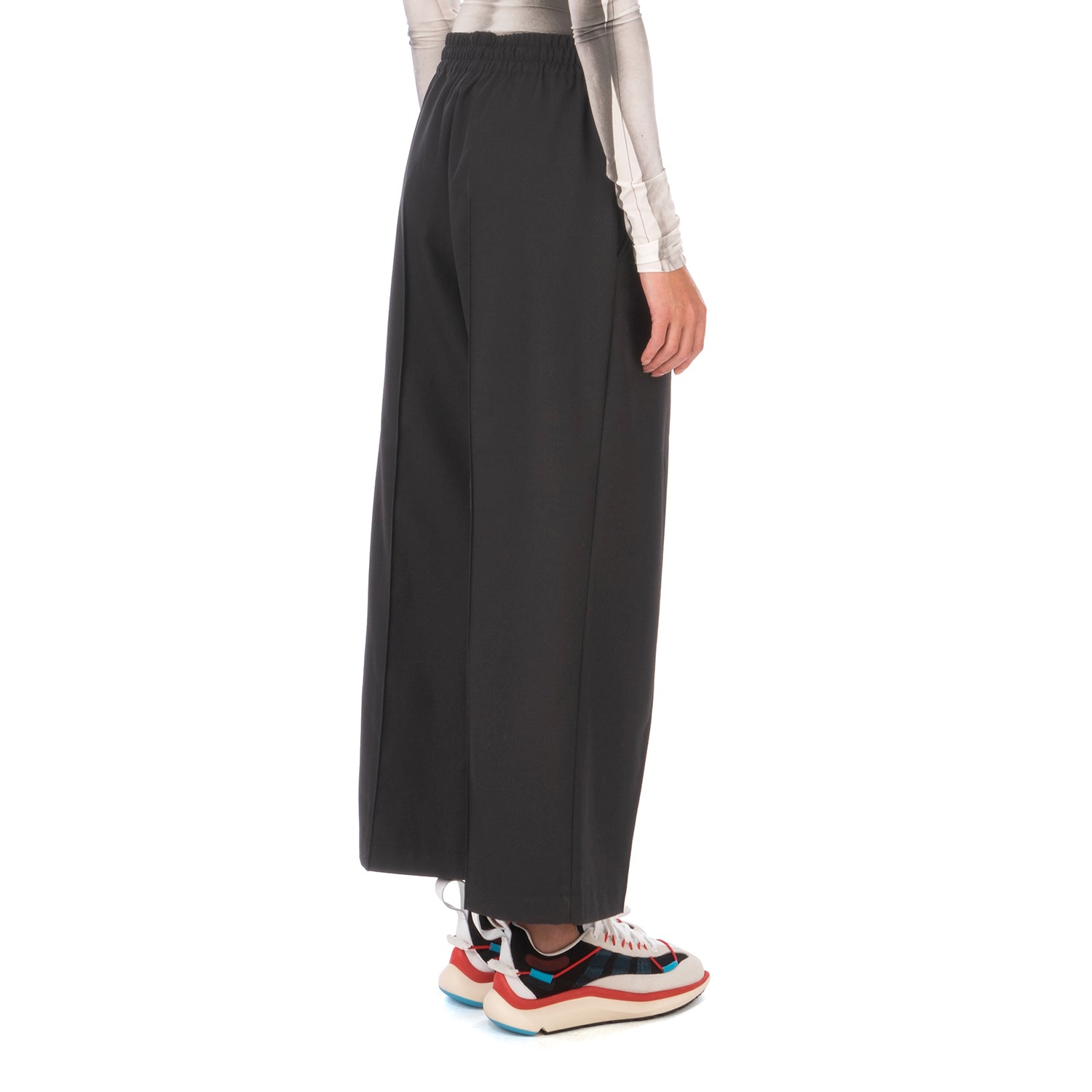 adidas Y-3 | W Wool Cropped Wide Leg Pants Black GK4462 | Concrete