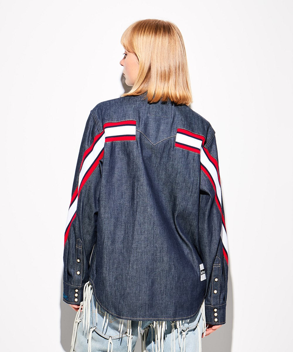 FACETASM | x LEVI'S® Sawtooth Western Shirt Denim | Concrete FACETASM | x LEVI'S® Sawtooth Western Shirt Denim | Concrete