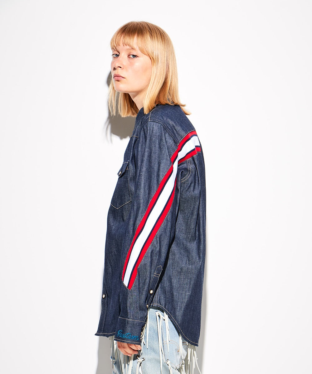 FACETASM | x LEVI'S® Sawtooth Western Shirt Denim | Concrete